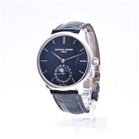 Orologio Frederique Constant Uomo Manufacture Slimline Moonphase in Acciaio FC-705N4S6 - FC-705N4S6